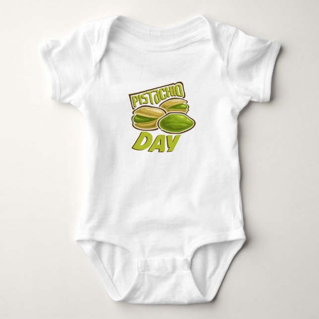 Body Para Bebé 26 de febrero - día del pistacho (Anverso)