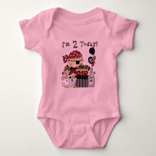 Body Para Bebé 2.ª camiseta y regalo pirata de cumpleaños