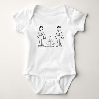 Body Para Bebé 2 papás son mejores de uno