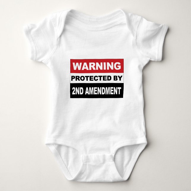 Body Para Bebé 2nd-amendment (Anverso)