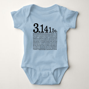 Body Para Bebé 3,1415926 Pi