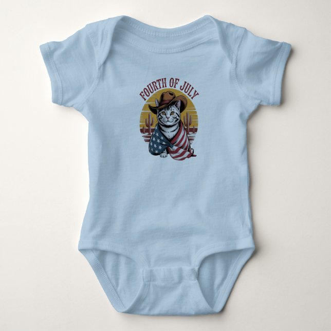 Body Para Bebé 4 de julio (Anverso)