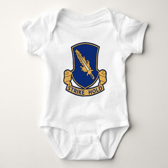 Body Para Bebé 504.º Regimiento de Infantería (Anverso)