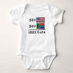 Body Para Bebé 50% norteamericano 50% sudafricano, 100%, sur de 