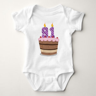 Body Para Bebé 91 años en el pastel de cumpleaños