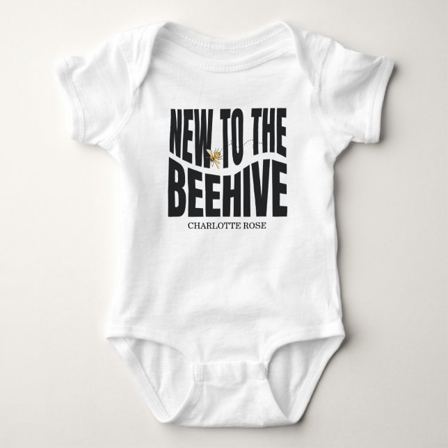 Body Para Bebé A little Honey Is On The Way Baby Shower (Anverso)