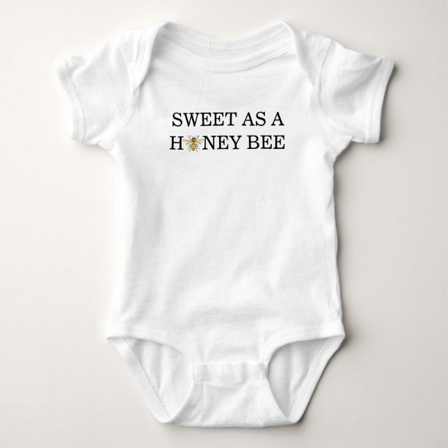 Body Para Bebé A little Honey Is On The Way Baby Shower (Anverso)