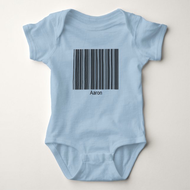 Body Para Bebé Aaron personalizó la enredadera funcional del bebé (Anverso)