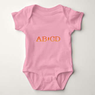 BODY PARA BEBÉ AB/CD