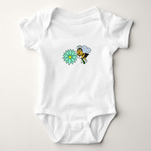 Body Para Bebé Abeja con flor.PNG