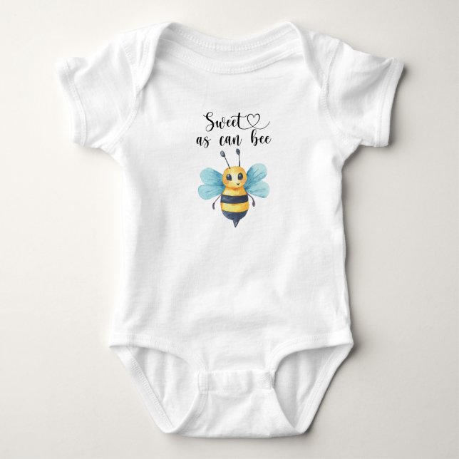 Body Para Bebé Abeja de bebé - dulce como puede ser (Anverso)
