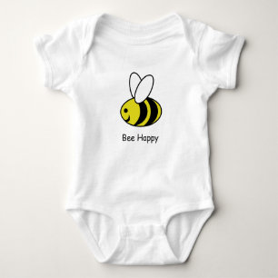 Body Para Bebé Abeja feliz