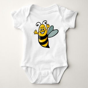 Body Para Bebé Abeja feliz - Personalizado