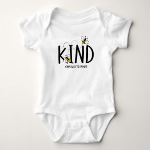 Body Para Bebé Abeja Pequeña Miel De Camino Amarillo Fiesta Para 