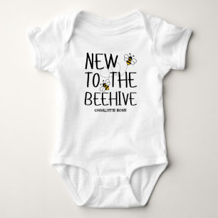 Body Para Bebé Abeja Pequeña Miel De Camino Amarillo Shower De Be