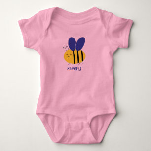 Body Para Bebé Abeja Soñolienta