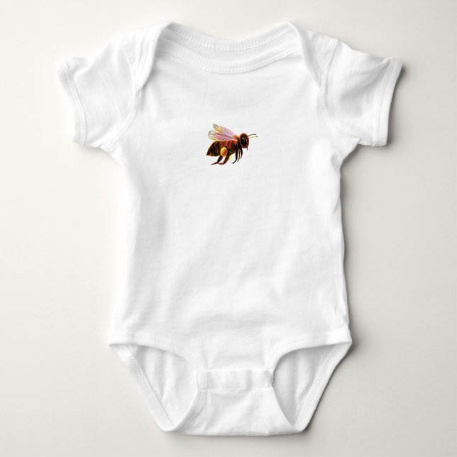 Body Para Bebé Abeja volando (Anverso)