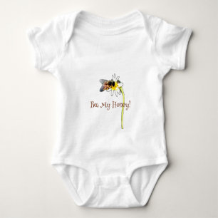 Body Para Bebé Abejorro polinizador en una flor personalizada