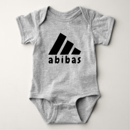 Body Para Bebé Abibas - Logotipo de parodia de ADIDAS Regalo dive