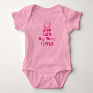 Body Para Bebé Abogada mamá, calma a mi mamá, abogada