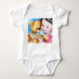 Body Para Bebé Abraza un oso