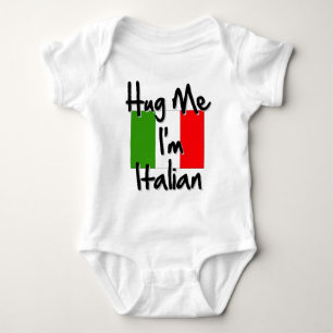 Body Para Bebé Abrazarme soy italiano