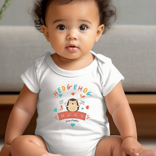 Body Para Bebé Abrazos de Erizo – Bodysuit Personalizado para Beb