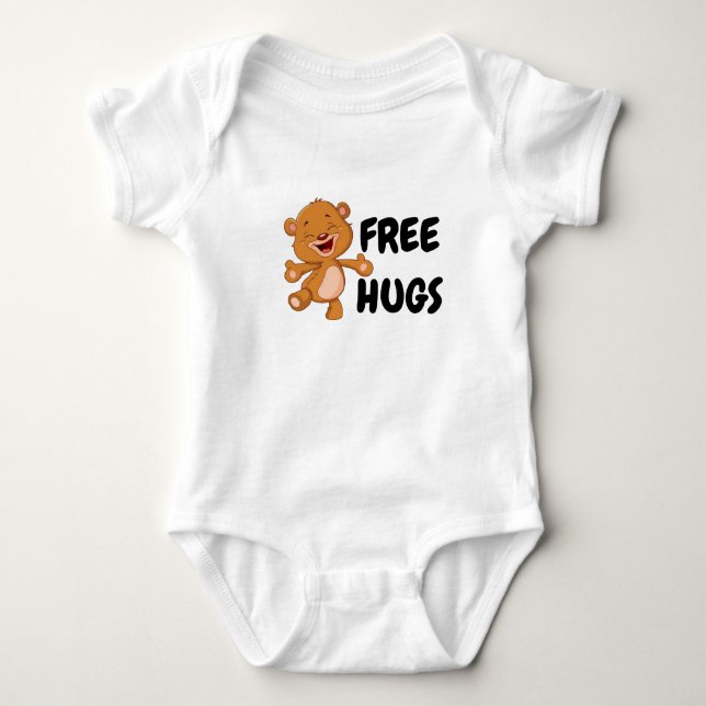 Body Para Bebé Abrazos gratis (Anverso)