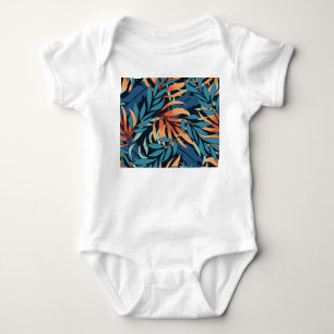 Body Para Bebé Abstracto tropical Pastel