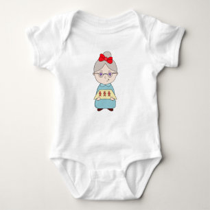 Body Para Bebé Abuela de Gingerbread