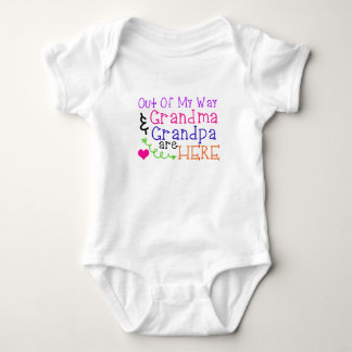 Body Para Bebé Abuela linda y abuelo