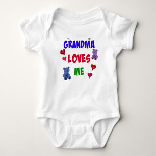 Body Para Bebé Abuela Me Ama