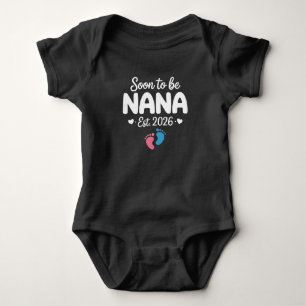 Body Para Bebé Abuela Pronto 2026 Anuncio Divertido de Embarazo 