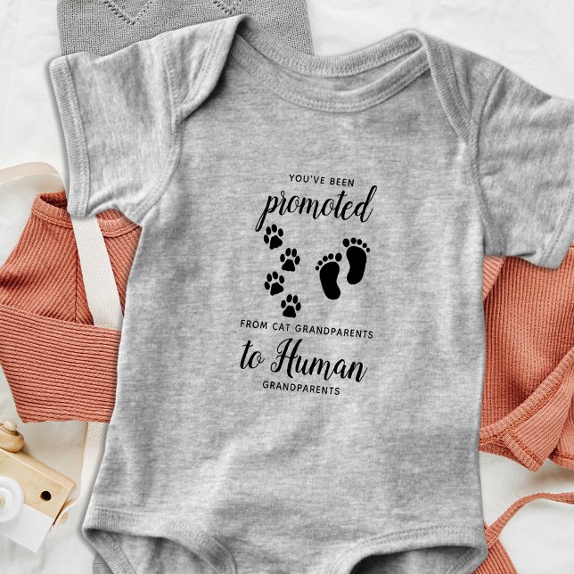 Body Para Bebé Abuelos de gato promovidos por la Invitación de em (Subido por el creador)