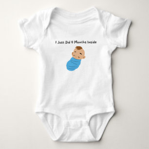 Body Para Bebé 👶 "Acabo De Entrar 9 Meses" 💫