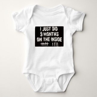 Body Para Bebé Acabo de hacer 9 meses… ¡Camiseta del bebé!