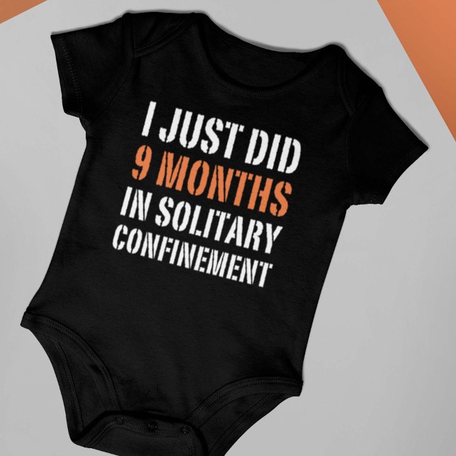 Body Para Bebé Acabo De Hacer 9 Meses En Confinamiento Solitario (Subido por el creador)