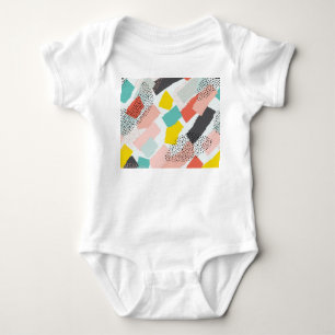 Body Para Bebé Acariciaciones de cepillo de Memphis: patrón vinta