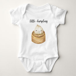 Body Para Bebé Acuarela adorable pequeño dumpling