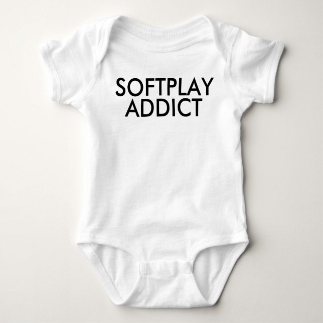 Body Para Bebé Addicto de Softplay | Baby Kid Boy Chica Bodysuit (Anverso)