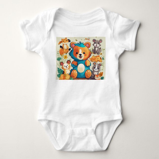 Body Para Bebé Adorable Animal Edition Babysuit (Anverso)