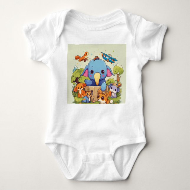 Body Para Bebé Adorable Animal Edition Babysuit (Anverso)