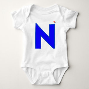 Body Para Bebé Adorable Baby Bodysuit con diseño de letras simple