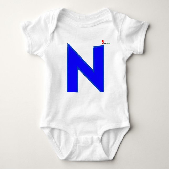 Body Para Bebé Adorable Baby Bodysuit con diseño de letras simple (Anverso)