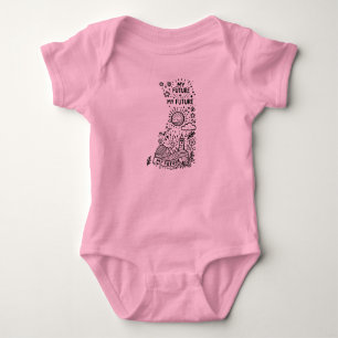 Body Para Bebé Adorable Baby Bodysuit - My Future Dreamer Design