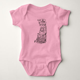 Body Para Bebé Adorable Baby Bodysuit - My Future Dreamer Design