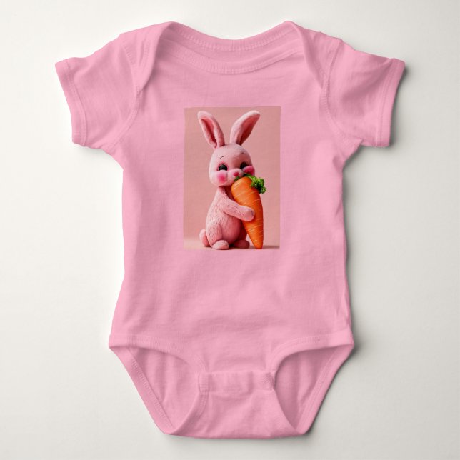 Body Para Bebé Adorable Bunny Baby Bodysuit (Anverso)
