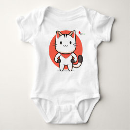 Body Para Bebé Adorable Cat Baby Bodysuit - Diseño de Gatitos Cua