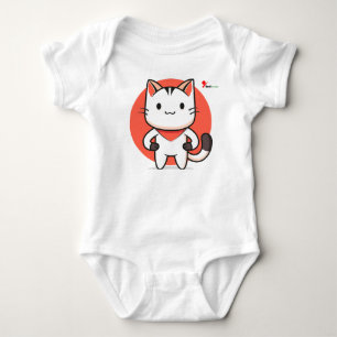Body Para Bebé Adorable Cat Baby Bodysuit - Diseño de Gatitos Cua