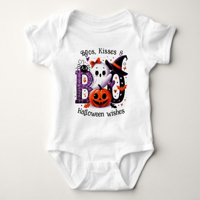 Body Para Bebé Adorable Cute Spooky Kids Halloween (Anverso)